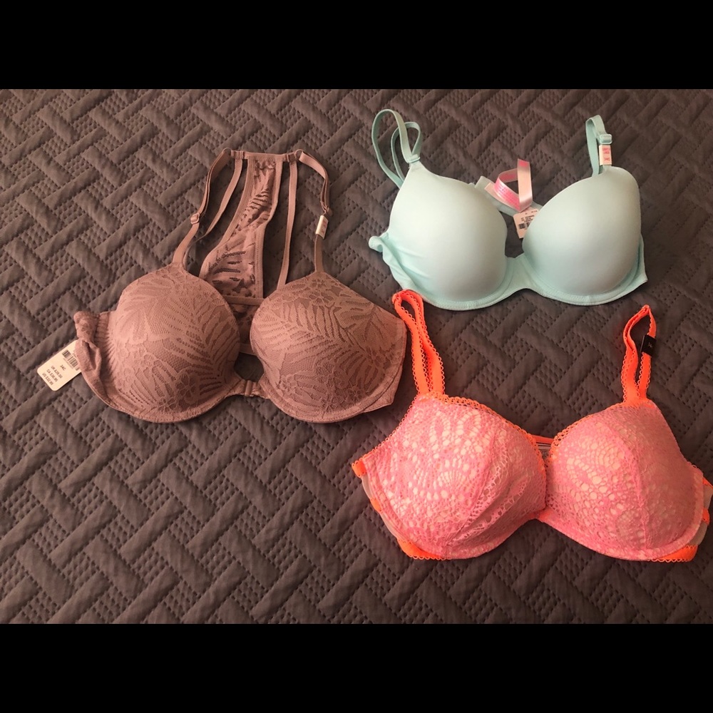 Victoria Secret bras- size 34C. 3 in total- NEW